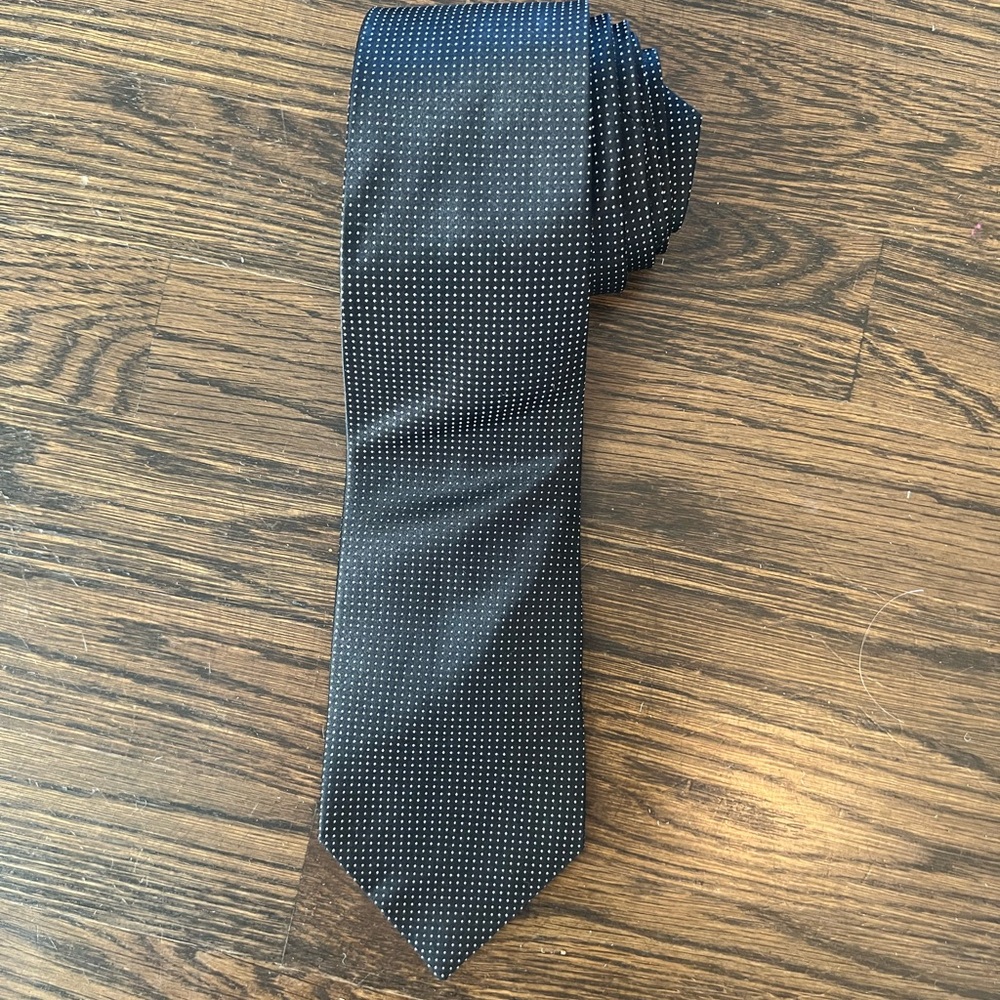 Thai Silk Black Polka Dot Tie